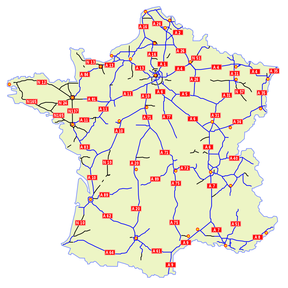 Carte de France